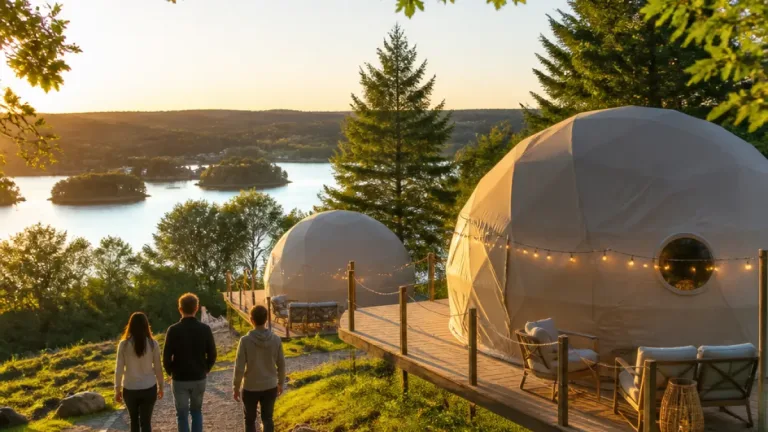 Trois Guérétois ouvrent des dômes haut de gamme pour dynamiser l’offre touristique du Maupuy