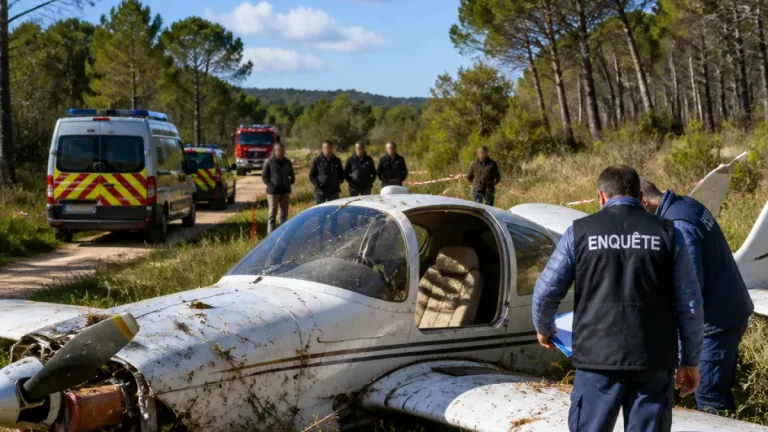 Un avion associatif s'écrase à La Londe-les-Maures : deux morts, le BEA saisi