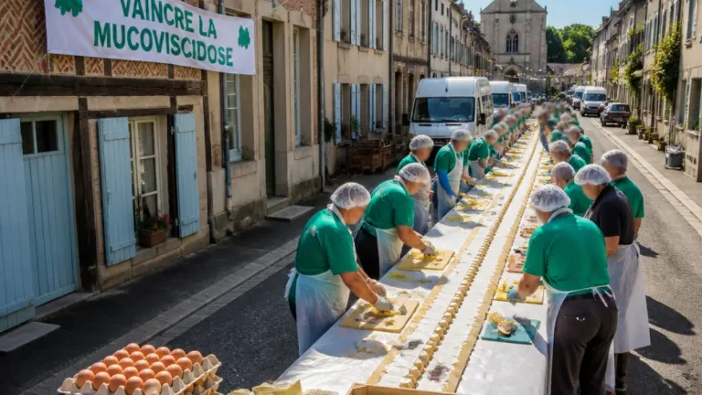 Un chef de l’Aube prépare une tarte de 100 m pour financer la recherche contre la mucoviscidose