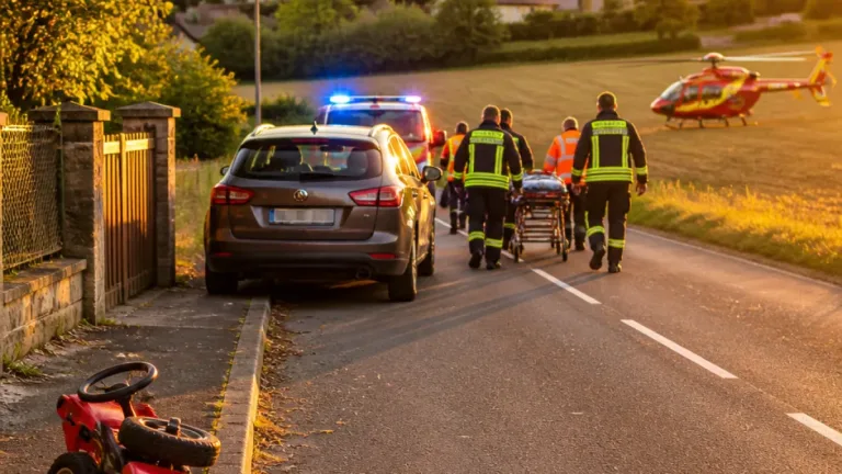 Un enfant de 7 ans héliporté vers Nancy après avoir été percuté à Belmont‑sur‑Buttant
