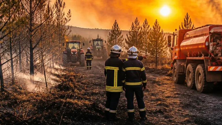 Un feu de sept hectares fixé à Saint-Pierre-des-Nids alors que la Mayenne restait en alerte incendie