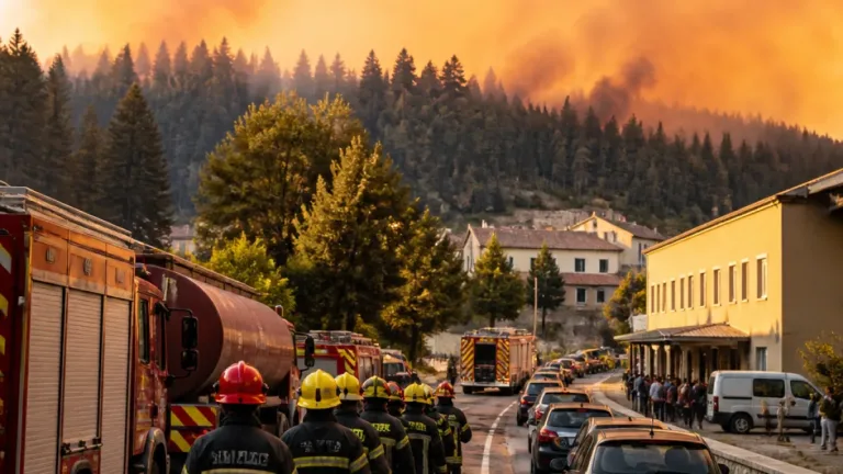 Un feu ravage plus de 1 100 hectares dans les Landes, 525 personnes évacuées
