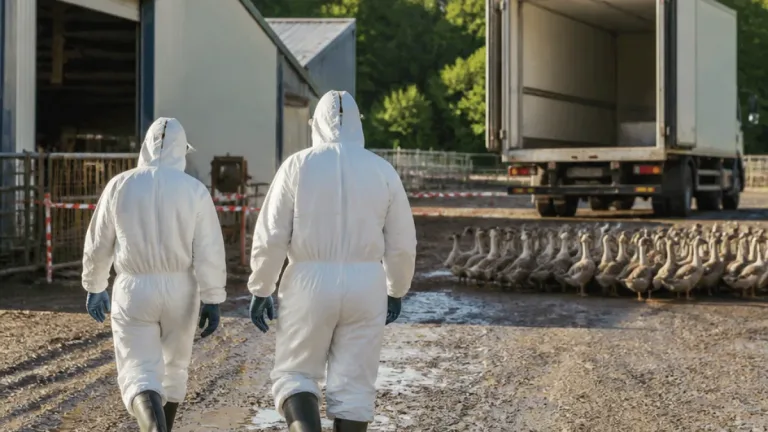 Un foyer de grippe aviaire détecté en Maine‑et‑Loire : 7 600 canards vont être abattus