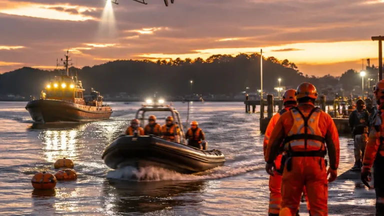 Un homme porté disparu après une chute au port de pêche de Sinnamary, les recherches se poursuivent