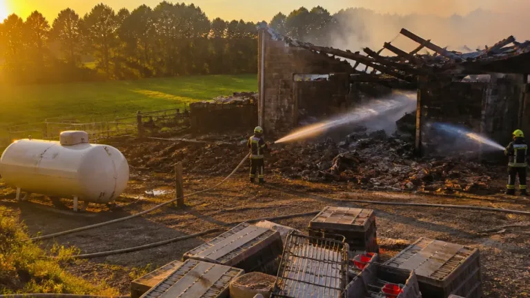Un incendie détruit un poulailler à Sugères : 4 400 poussins périssent