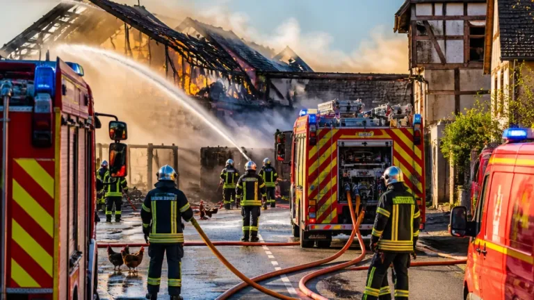 Un incendie ravage un hangar agricole et un restaurant à Blaesheim, 200 poulets tués