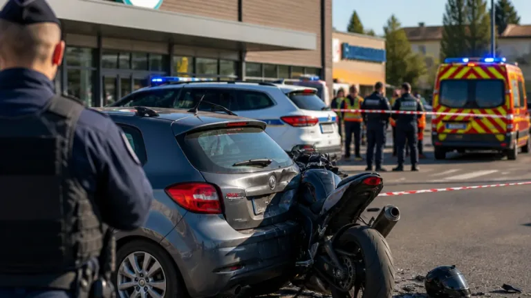 Un motard grièvement touché après une collision à Pujols : le conducteur alcoolisé remis en liberté