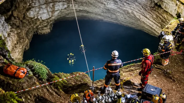 Un plongeur britannique retrouvé mort à 88 m dans le gouffre de Saint‑Sauveur à Calès