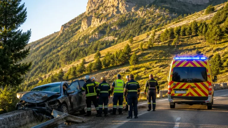 Un sexagénaire tué dans une sortie de route sur la RD7 au col du Fanget, à Auzet
