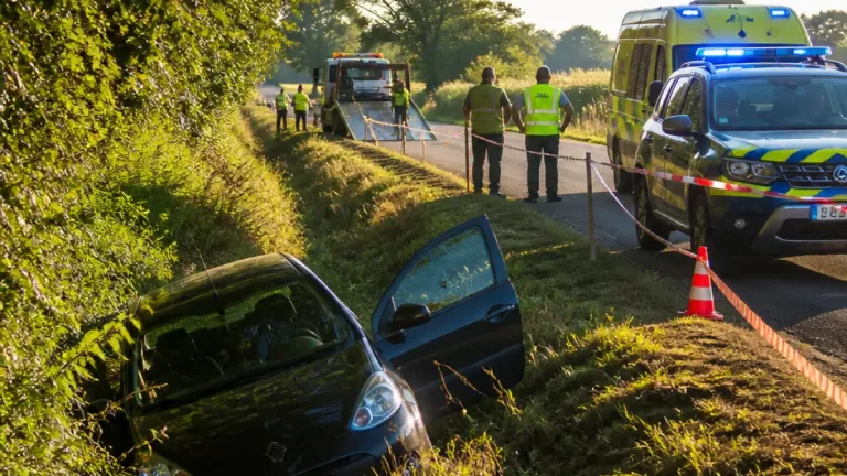 Un vacancier de 68 ans décède dans un accident sur la D9 à Plouhinec