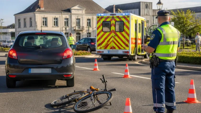 Une cycliste blessée après une collision avec une voiture à Martigné‑sur‑Mayenne