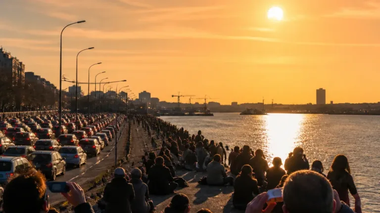 Une éclipse solaire exceptionnelle émerveille la Loire‑Atlantique, foule et prudence au rendez‑vous