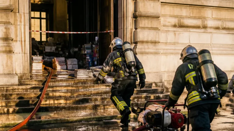 Une fuite d’eau importante paralyse partiellement le palais de justice de Lyon, les pompiers en intervention
