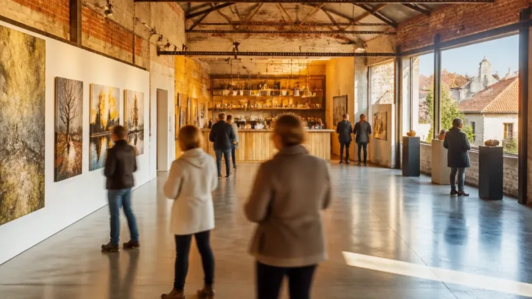 Une galerie d’art prospère dans une ancienne laiterie des Deux‑Sèvres, loin des métropoles