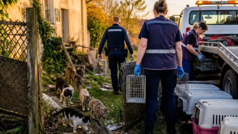 Une trentaine de chats découverts en détresse dans une maison insalubre à Uckange