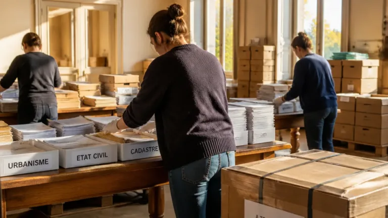 Val-au-Perche lance un vaste chantier de tri et de conservation des archives communales