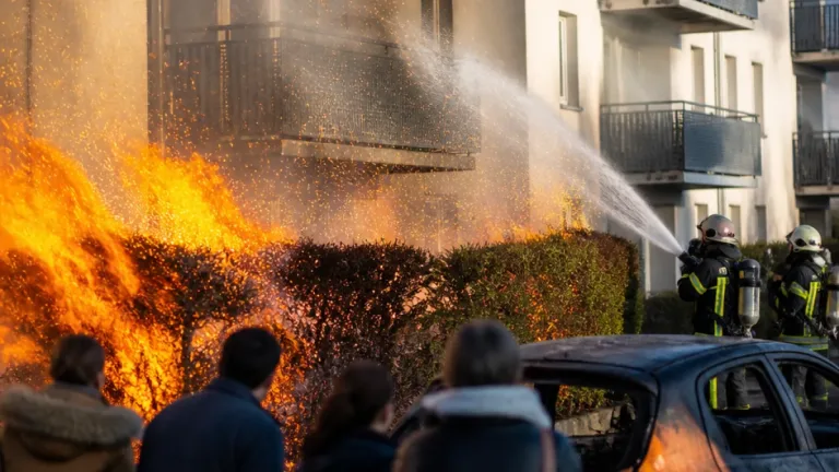 Vannes : un incendie rue du Bocage force l'évacuation d'une quarantaine de personnes