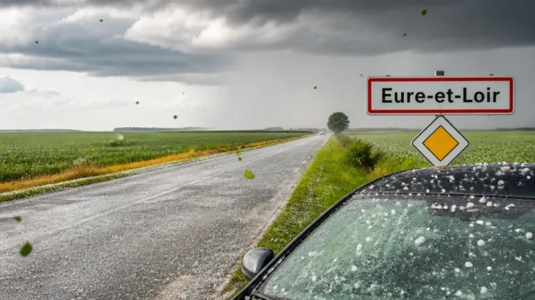 Vigilance orange aux orages : l’Eure‑et‑Loir concerné dès jeudi 14 h, risque de grêle et rafales