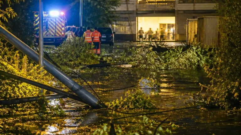 Violents orages dans les Landes : Peyrehorade parmi les secteurs les plus touchés, 7 500 foyers privés d'électricité
