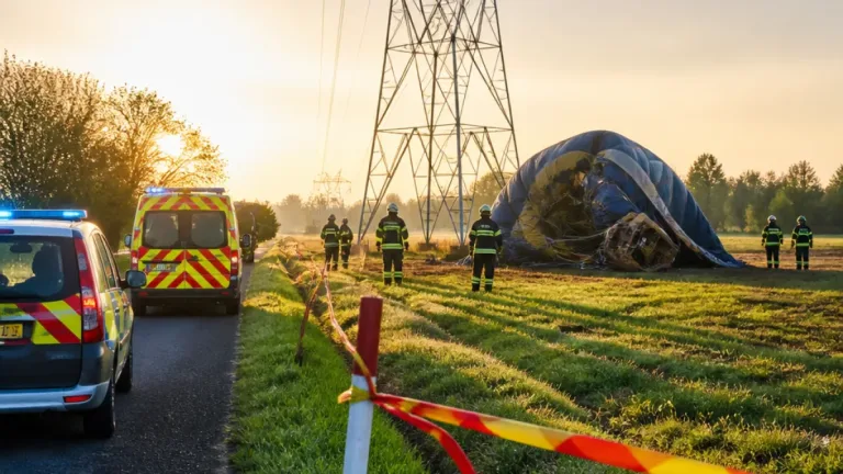 Virazeil : un pilote chute après avoir heurté une ligne à très haute tension lors d’une épreuve de montgolfières