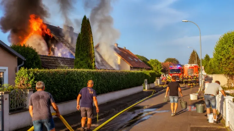 Viriat : un feu ravage un lotissement, la réactivité des riverains évite un bilan plus lourd