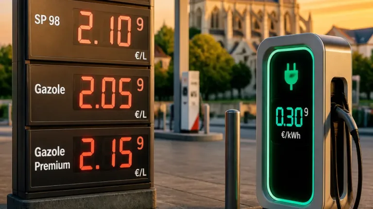 Voiture thermique vs électrique : l’essence coûte en moyenne 91 € de plus par mois
