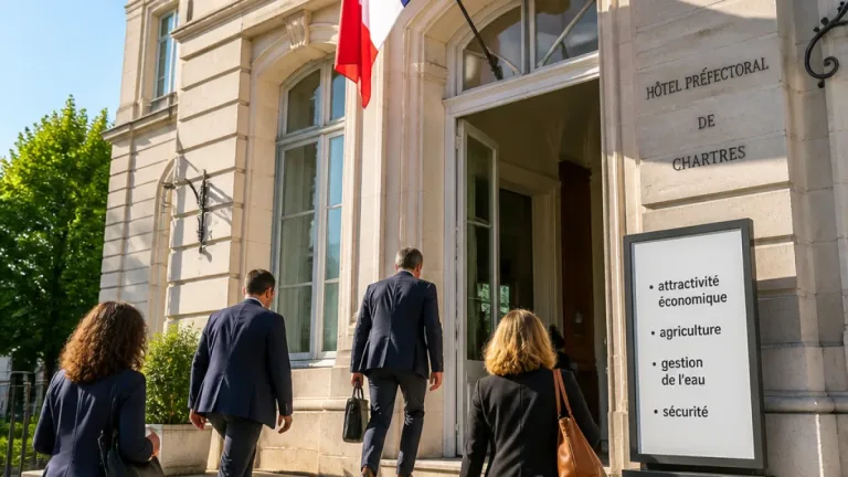 Xavier Pelletier installé à Chartres : quelles priorités pour le nouveau préfet d’Eure‑et‑Loir