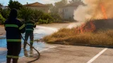 Μικρή πυρκαγιά στην είσοδο του Λόγγου στα Τρίκαλα κινητοποίησε δυνάμεις πυροπροστασίας