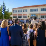 Ο δήμαρχος Ιεράπετρας σε αγιασμούς σχολείων: ευχές για υγεία και πρόοδο