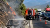 Σχηματάρι: Όχημα τυλίχθηκε στις φλόγες στην Αθηνών–Λαμίας — καταστράφηκε ολοσχερώς