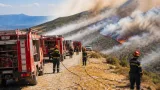 Σε επιφυλακή οι δυνάμεις στους Φιλιάτες λόγω πυρκαγιάς στην Αλβανία και ισχυρών ανέμων