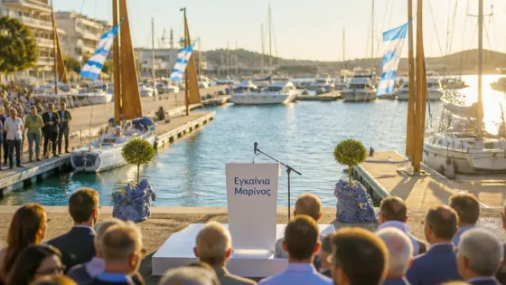 Άγιος Νικόλαος: Εγκαινιάστηκε η ανακαινισμένη μαρίνα με παρουσία Υπουργού Τουρισμού