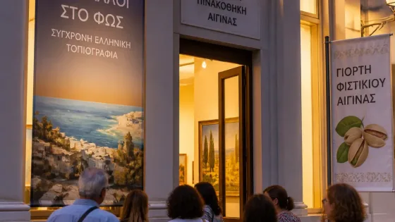 Αίγινα: στη Δημοτική Πινακοθήκη η έκθεση του Δημήτρη Σεβαστάκη «Ο λόγος και ο τόπος»