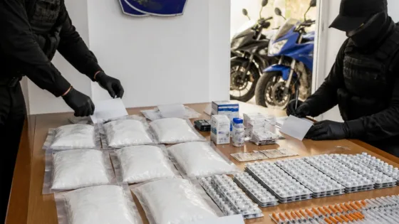 Ηράκλειο: Μπλόκο της Δίωξης σε σχεδόν 2 κιλά κοκαΐνη και χιλιάδες αναβολικά