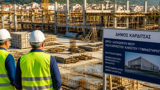 Καρδίτσα: Σε οικοδομικό στάδιο η νέα αίθουσα πολλαπλών χρήσεων για το μουσικό σχολείο