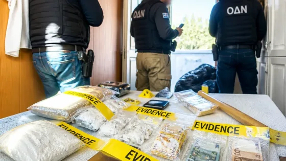 Λευκάδα: Μεγάλη επιχείρηση της ΟΔΝ — 656 γρ. κοκαΐνης και 11.120 € κατασχέθηκαν