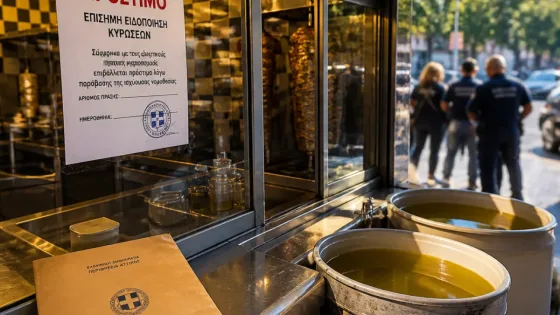 Περιστέρι: Πρόστιμο 6.500€ σε σουβλατζίδικο για έλλειψη παραστατικών και παραπλάνηση καταναλωτών