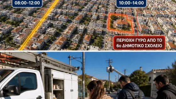 Προγραμματισμένες διακοπές ρεύματος στα Μέγαρα: ώρες, περιοχές και οδηγίες ασφαλείας