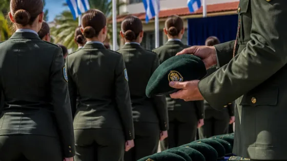 Σπάρτη: Πρώτες ονομασίες και απονομές μπερέ σε εθελόντριες της στρατεύσιμης διαδικασίας