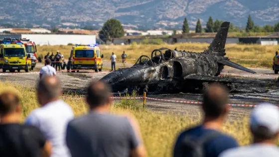 Συντριβή F‑4 στην Τανάγρα: Επιστρέφει στην Αθήνα ο ΥΕΘΑ Δένδιας μετά το Athens Flying Week