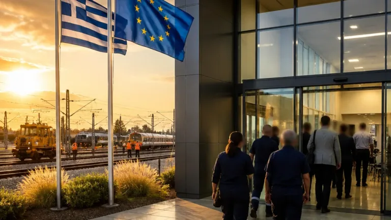 Αχαρνές: Στο ΣΚΑ η ευρωπαϊκή αποστολή για την ασφάλεια των σιδηροδρόμων