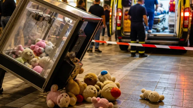 Αίγιο: Παιδί 5 ετών τραυματίστηκε από μηχάνημα με λούτρινα στην πλατεία Υψηλών Αλωνίων