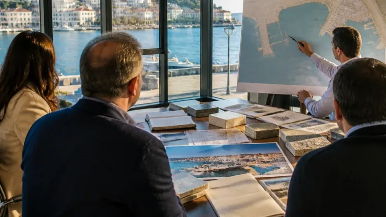 Ανάπτυξη λιμανιού Βαθύ: στο επίκεντρο η συνεργασία Περιφέρειας και κλάδου του μαρμάρου