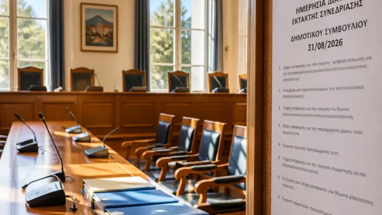 Άργος: Ειδική συνεδρίαση του Δημοτικού Συμβουλίου για λογοδοσία στις 31 Αυγούστου