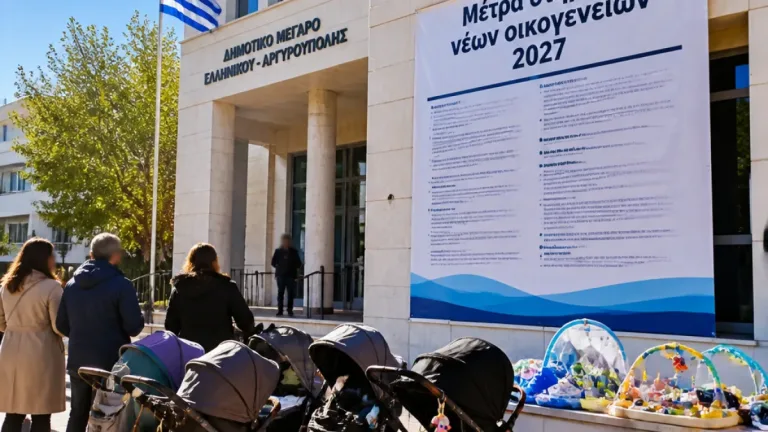 Αργυρούπολη: Νέο πακέτο μέτρων του Δήμου για τη στήριξη των νέων ζευγαριών και την αύξηση των γεννήσεων