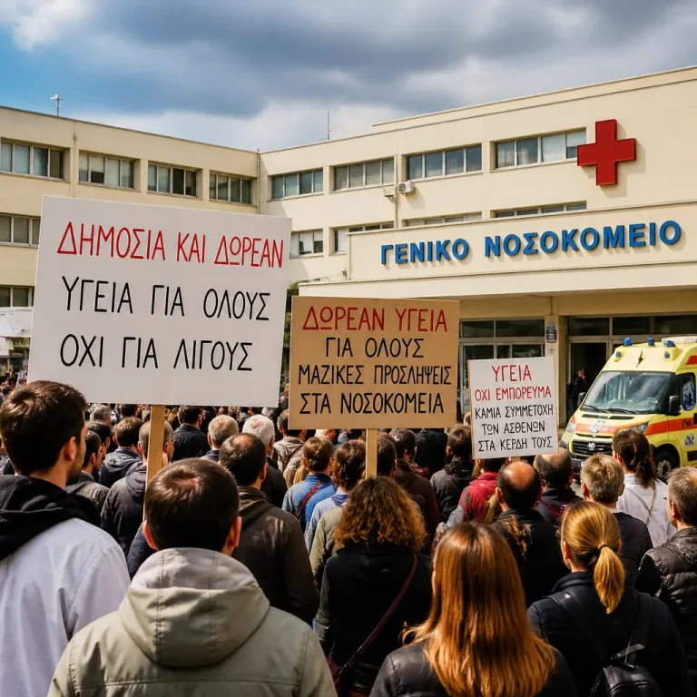 Κλήση για κινητοποιήσεις στο Λασίθι κατά της ενοποίησης των νοσοκομείων και για άμεσες προσλήψεις