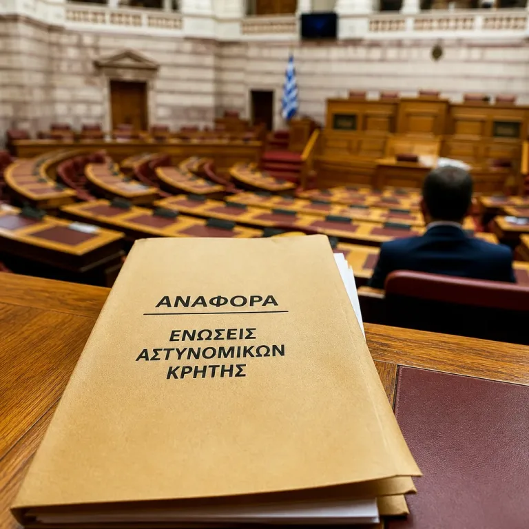 Καταγγελία για υποστελέχωση στην Κρήτη: Αναφορά στη Βουλή από βουλεύτρια για τις μετακινήσεις αστυνομικού προσωπικού