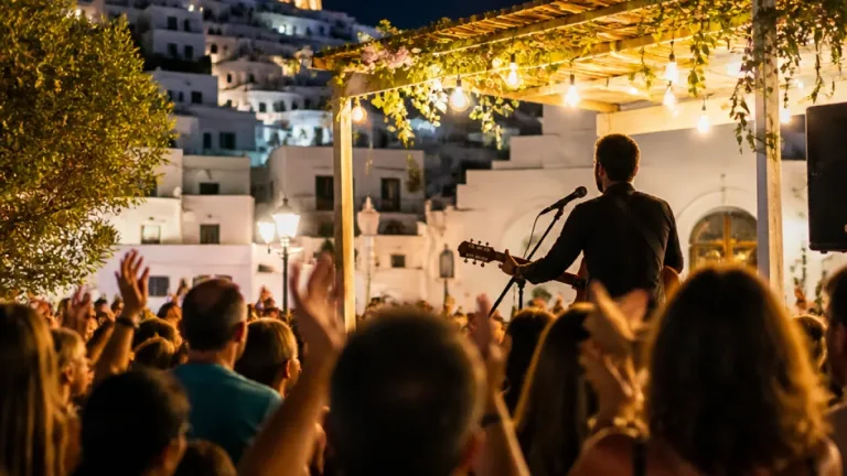 Αστυπάλαια: Έκπληξη στο πανηγύρι — ο Κ. Αργυρός τραγούδησε στην πλατεία της Χώρας