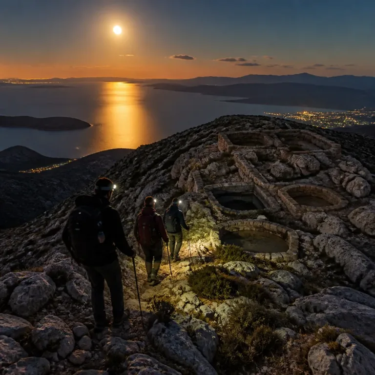 Πεζοπορία στην Οξά με πανσέληνο: φύση, αρχαιότητες και νυχτερινή ανάβαση πάνω από την Ελούντα