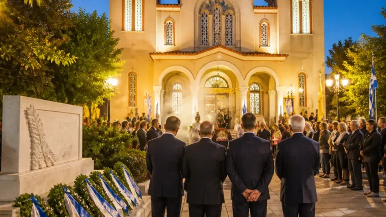 Διπλός επίσημος εορτασμός στα Φάρσαλα για την Κοίμηση της Θεοτόκου και την απελευθέρωση